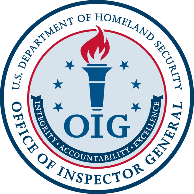 Department of Homeland Security OIG Logo